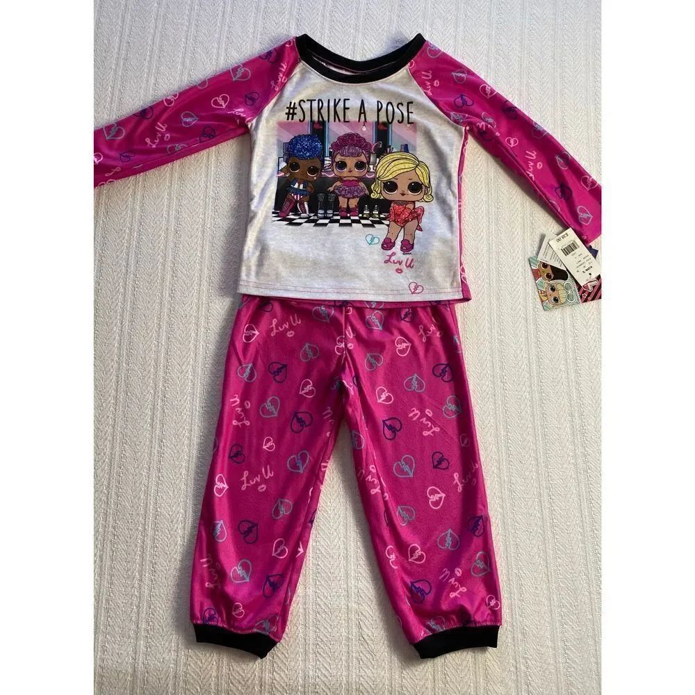 L.O.L. Surprise! Size 4 Strike a Pose 2-Piece Pajama Set